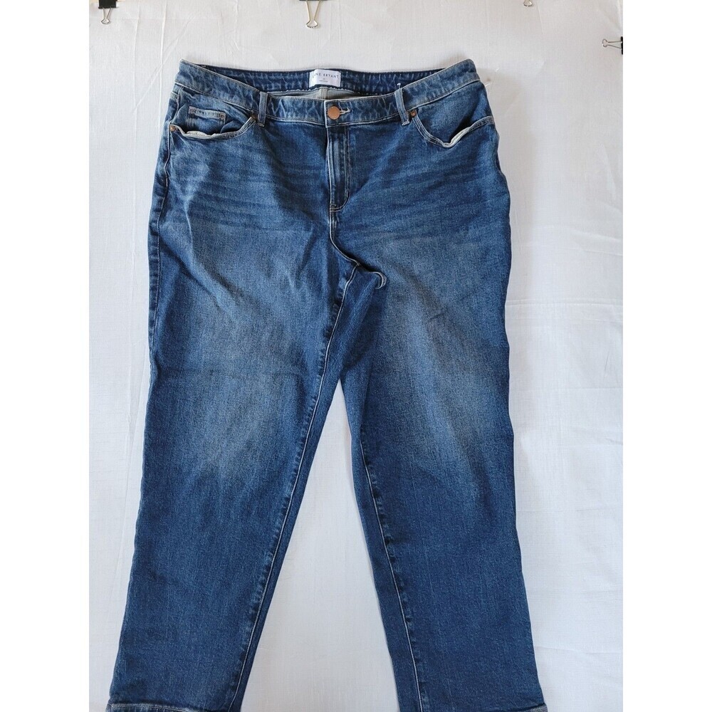 Lane Bryant Women's Mid-Rise Boyfriend Jeans Plus Size 20 Stretch Denim